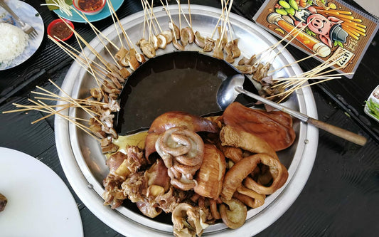 Jazz pork sticks 3 Baht